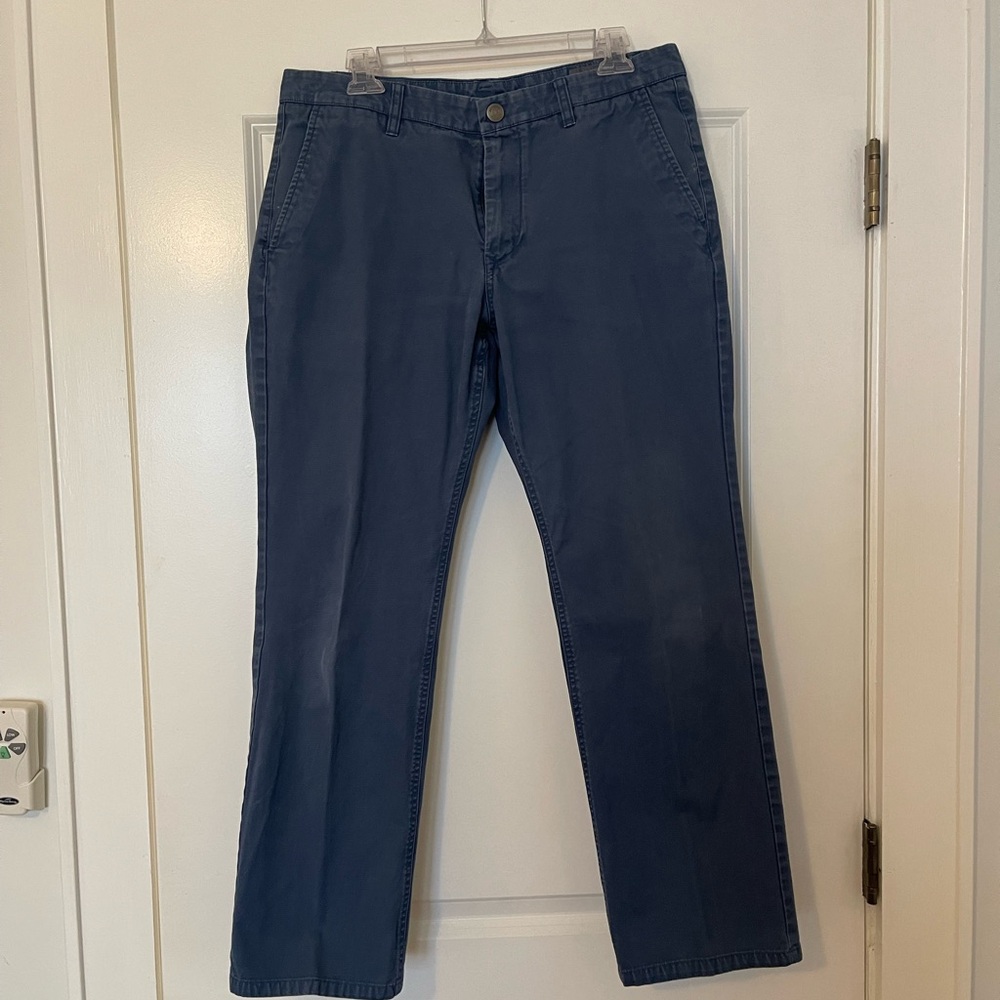 Bonobos Classic Washed Chinos Men’s 33x30 – Light Navy Stretch Cotton Pants